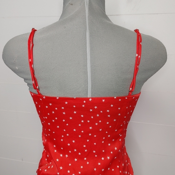 012. Zara star print lace up bodysuit size M - Picture 7 of 13